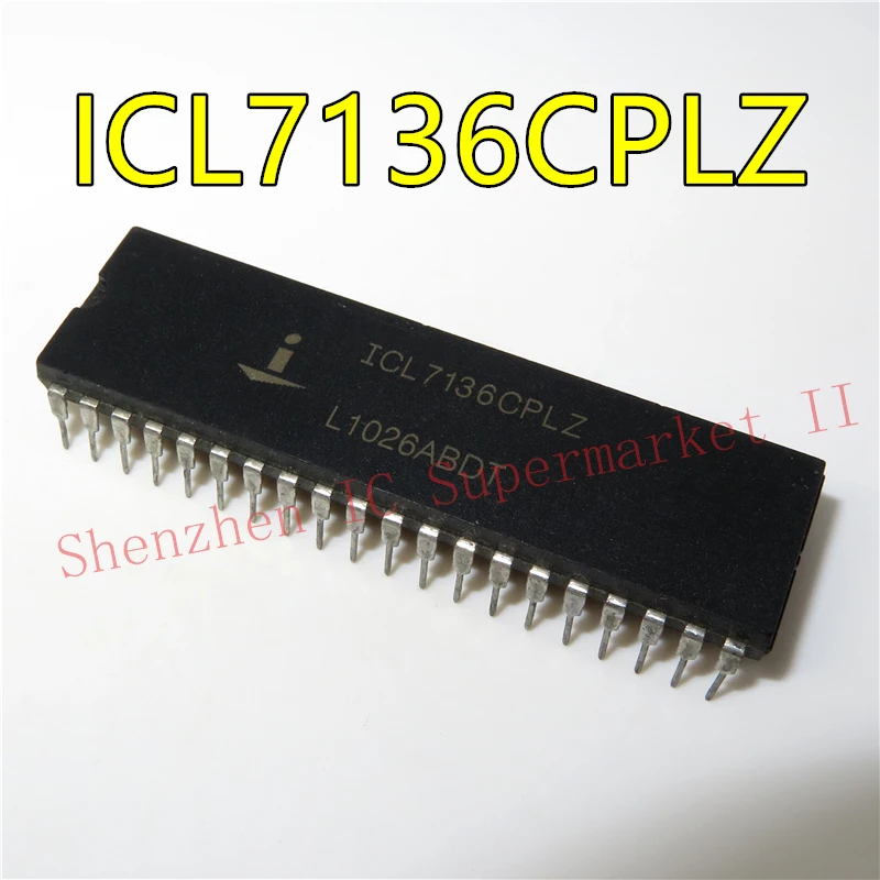 ICL7136CPLZ ICL7136 DIP 40 3 1/2 Digit lcd/светодиодный дисплей низкой мощности A/D преобразователи
