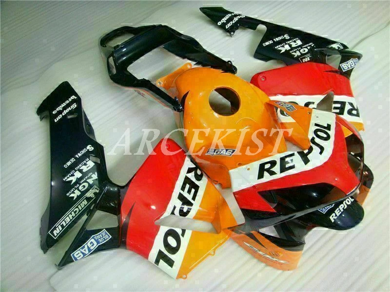

Injection Molding New ABS Whole Fairings kit Fit For Honda CBR600RR F5 2003 2004 03 04 CBR600 Bodywork set Repsol