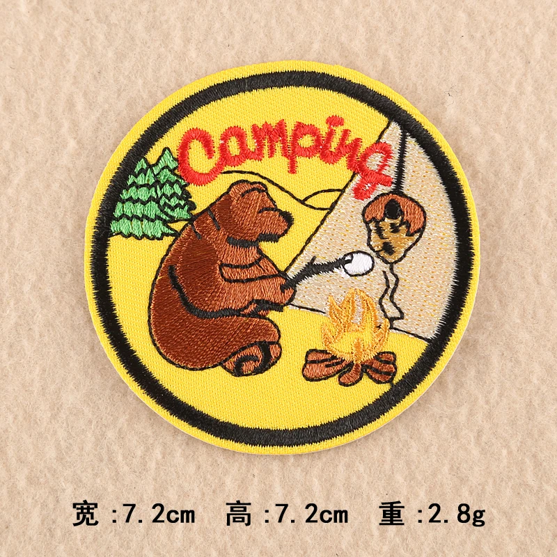 DIY Панк байкерское вышитые полосатая нашивка гладить на одежду шить спине патчи