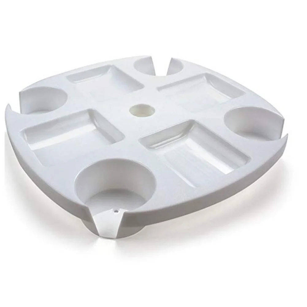 Beach Umbrella Table Tray with Cup Holders Snack Cups for Garden Swimming Pool DNJ998 |