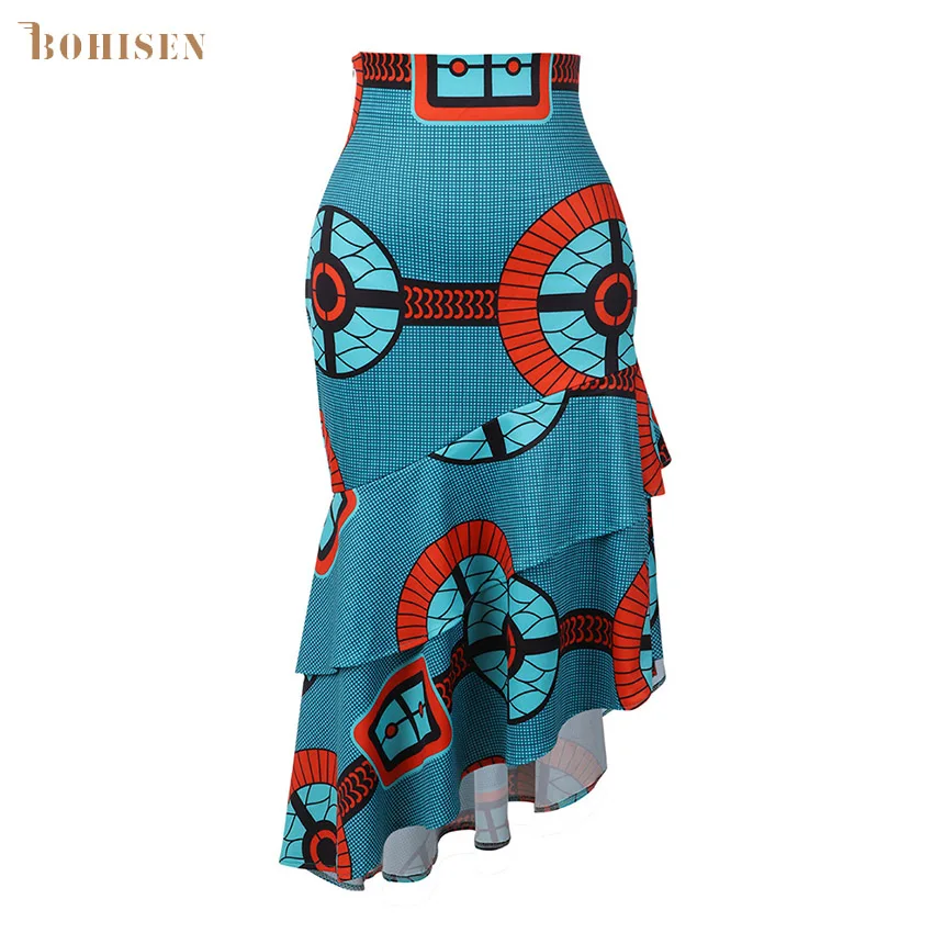 BOHISEN/африканская одежда для женщин Модные юбки в стиле Дашики Платья Анкары