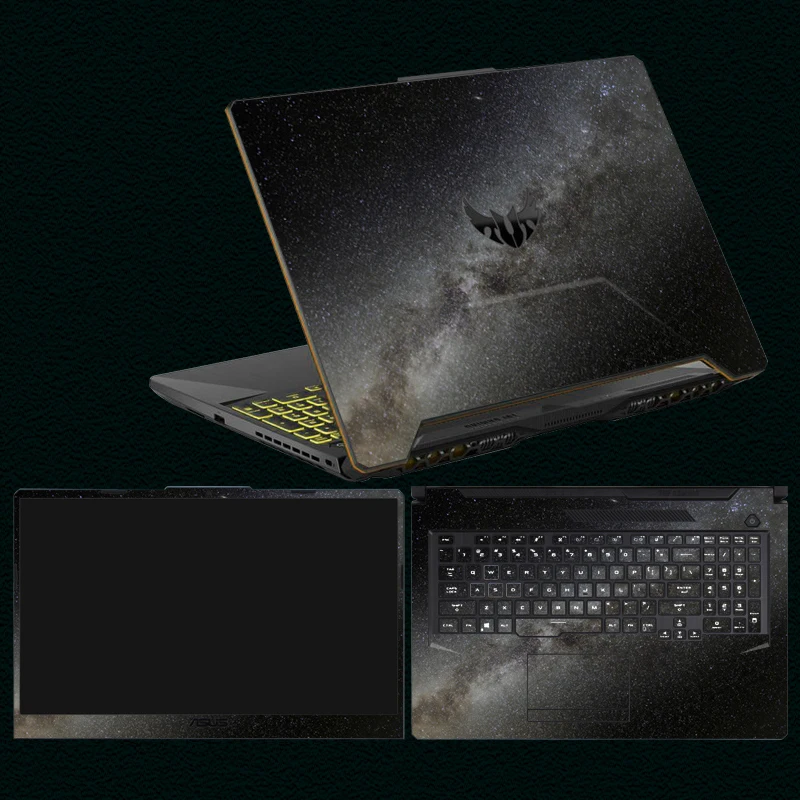 

ПВХ Виниловая наклейка для ASUS TUF GAMING F15 FX506, Защитная пленка для корпуса ноутбука ASUS TUF Gaming F15 FX506LI