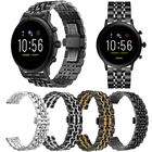 Ремешок из нержавеющей стали для Fossil Gen 5 CarlyleJulianna, ремешок для смарт-часов, браслет для Fossil Men's Gen 4 Explorist HR