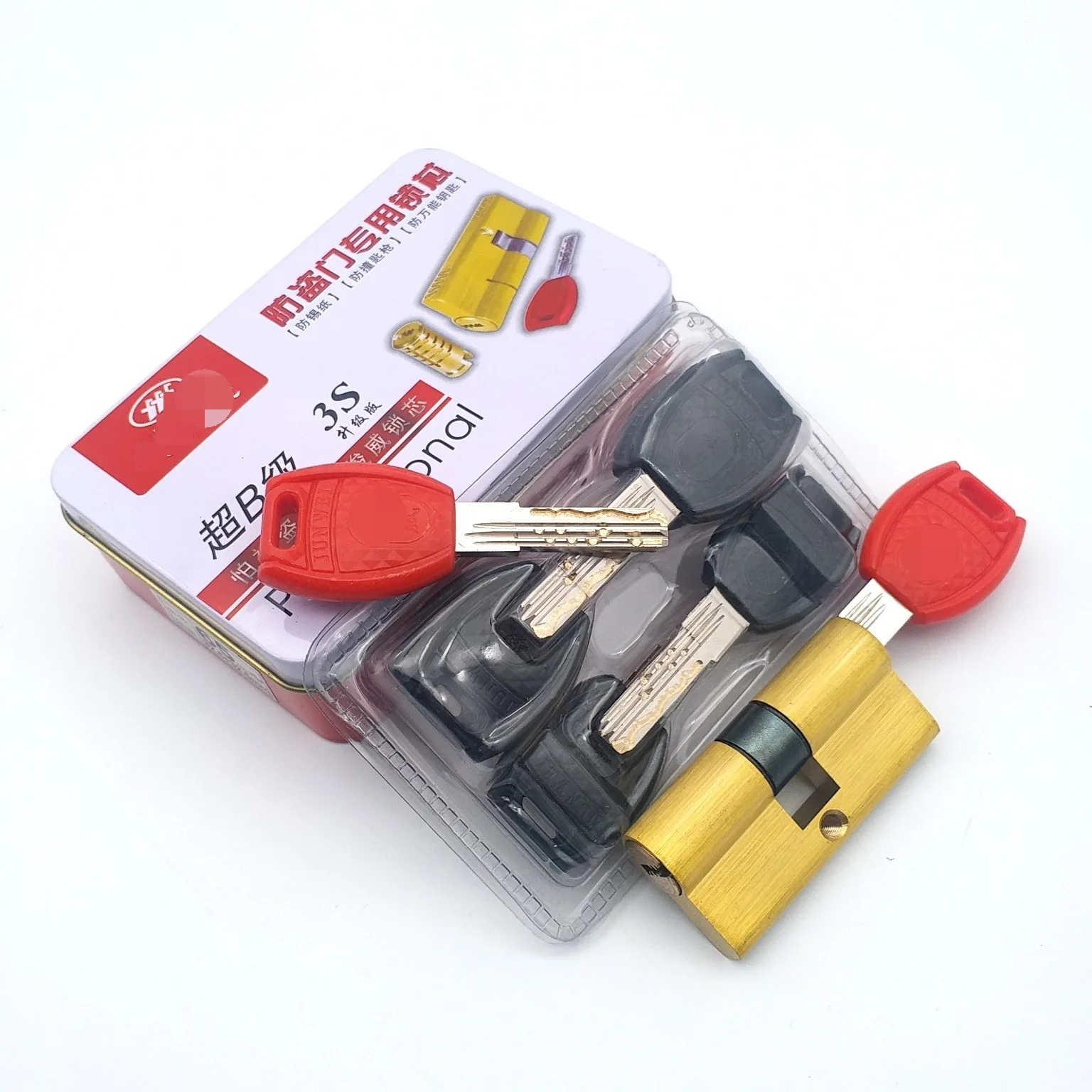 

Супер класс B Противоугонная сердцевина дверного замка полностью медная сердцевина дверного замка домашняя Противоугонная сердцевина две...