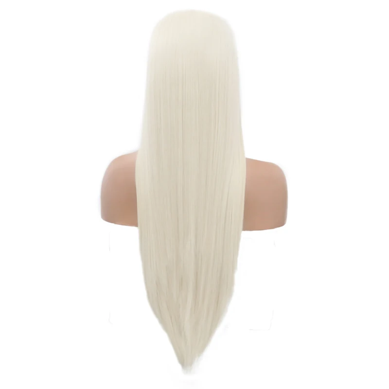 Жаростойкие волосы Charisma 60 платиновых блонд синтетический кружевной передний