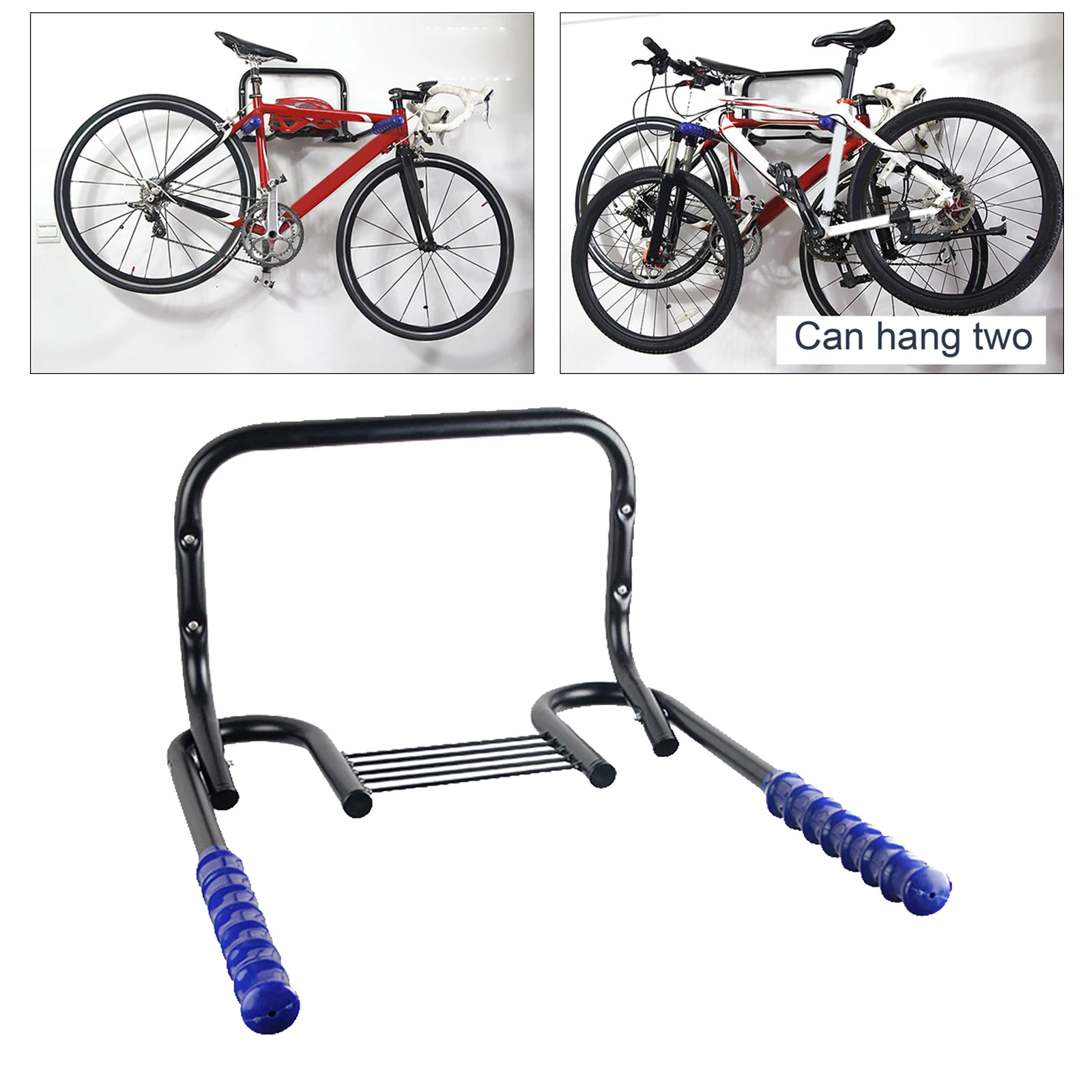 

Bike Wall Mount Hook Rack Space Saving er Horizontal Garage Storage Folding