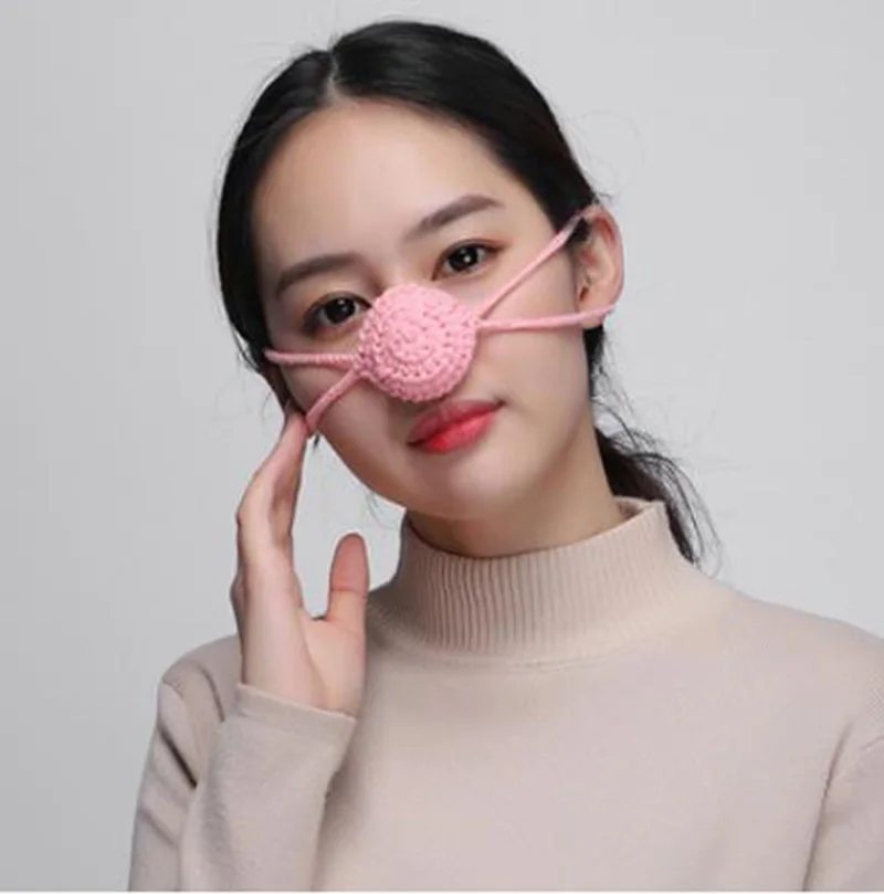 Крышка носа из чистой шерсти ручной работы воздухопроницаемые индивидуальные