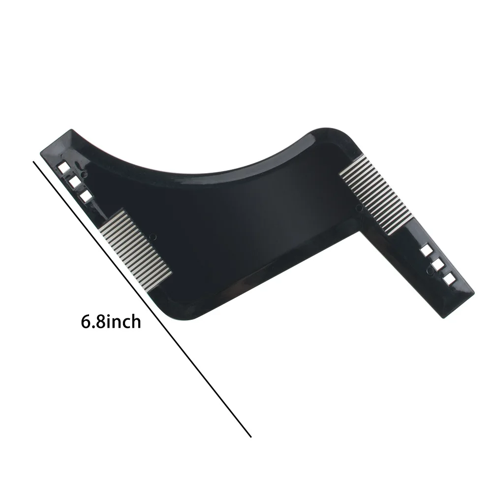 Мужские бороды для придания формы Стильные черные шаблоны расческа мужские