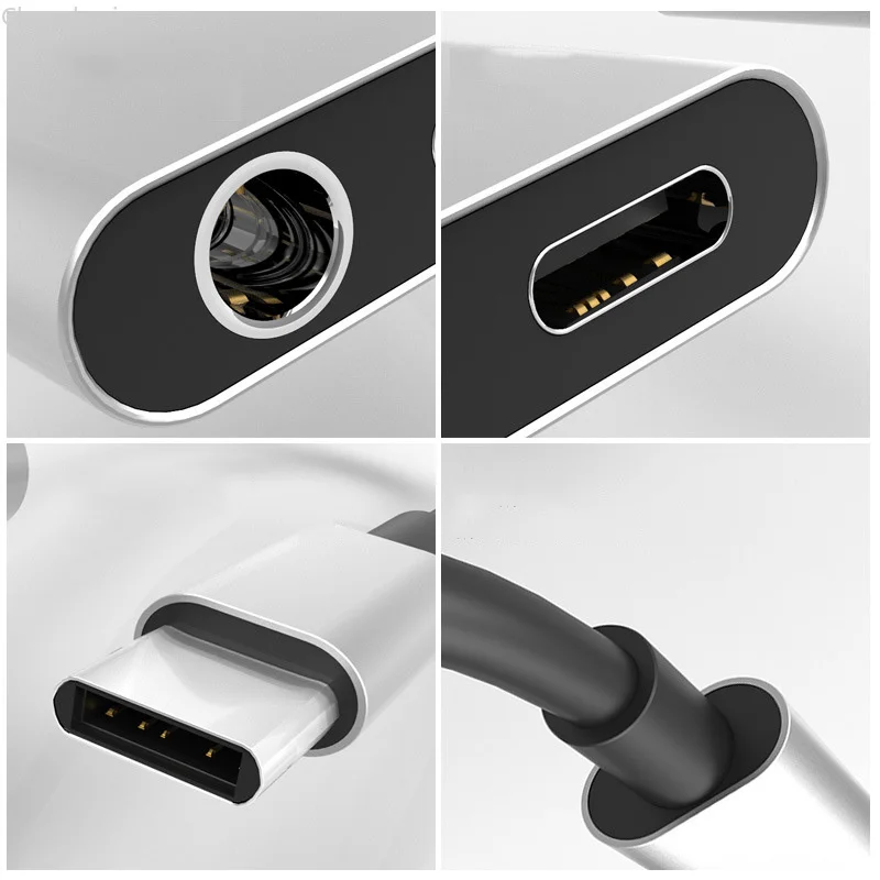Адаптер для наушников с разъемом USB Type C на 3 5 мм Leeco Le Max 2/Pro S3 Aux|Переходники и