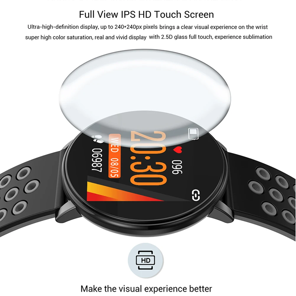 Смарт часы с пульсометром фитнес трекером секундомером шагомером калориями