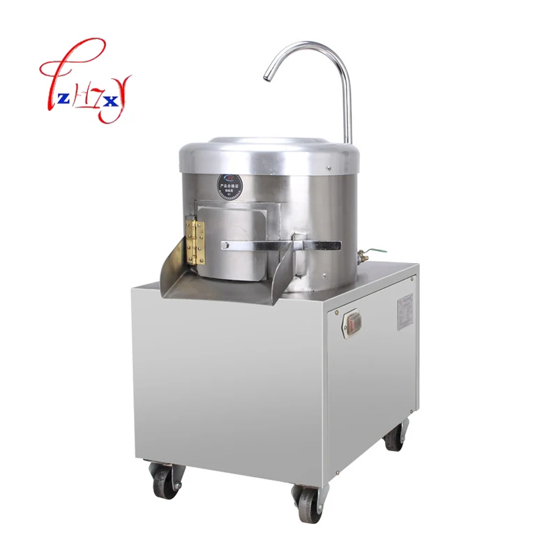 

350 KG/H Automatic industrial potato taro peeling/skin removing machine electric Potato Skin Peeler for commercial use 1pc