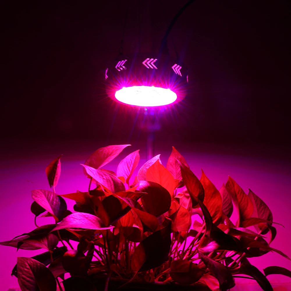 Лампа для выращивания растений 150 Вт НЛО Светодиодная лампа полного спектра 50