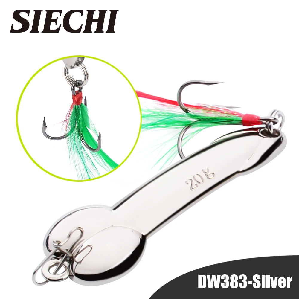 1 шт. SIECHI ложки рыболовные приманки 5g 10g 15g 20g 28g 35g 43g 50g серебряная металлическая