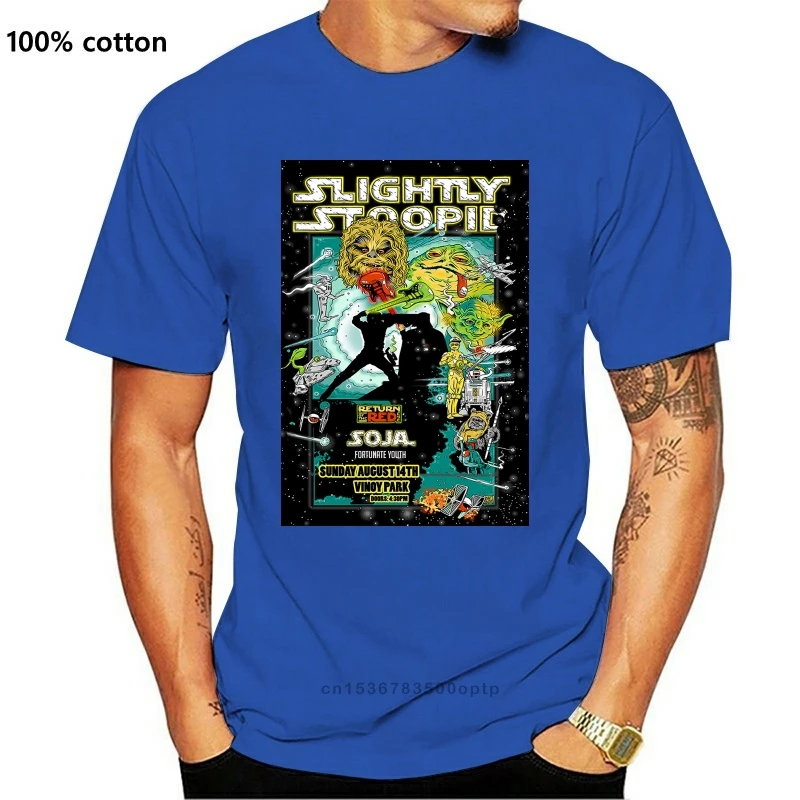 

New Slightly Stoopid Soja Return Of The Red Eye Summer Tour Dates 2016 Black T Shirt