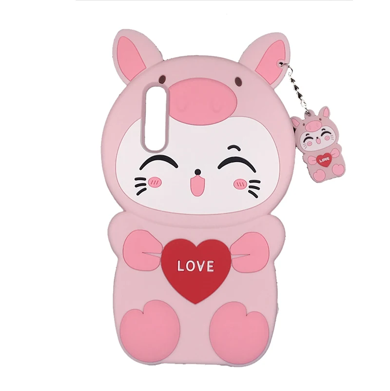 ZhuZhuCat Pink Симпатичные стежка Плюшевые игрушки кролика Horse чехол для samsung Galaxy A10 A20 A30 A40 A40S A50 A60 A70 M10 M20 M30 M40 Cat чехол Защитный чехол для телефона - Цвет: ZhuZhuCat Pink