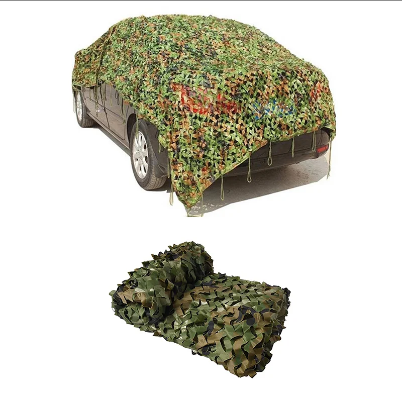 

Military Camouflage Hunting Nets, Car Covers, Tent, Camping Sun Shelter, 2x3m / 4x4m / 4x5m / 3x10m