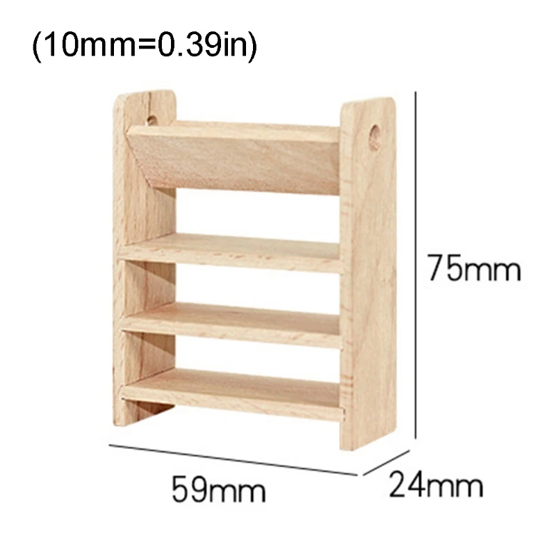 1/12 миниатюрная мебель для кукольного домика книжная полка стеллаж хранения
