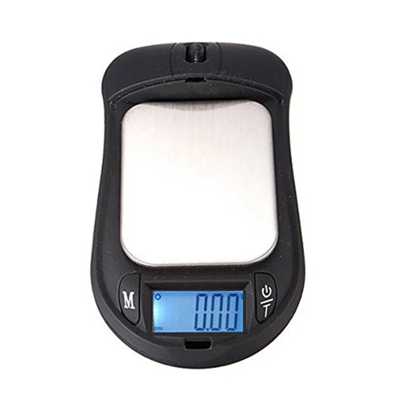 

Professional 200 G 0.01 G Mini Digital Pocket Scale Mouse Shaped Jewelry Scale Fine Gold Scale Letter Scale Jewelry Gram G/Oz/Tl