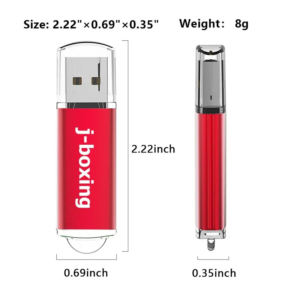 J-boxing 10 шт. 1 ГБ USB флеш-накопители оптом 2 Гб прямоугольные накопители 4 8