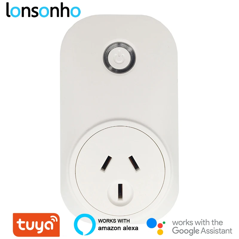 Lonsonho умная розетка Wifi 16A Монитор Питания AU NZ Австралия Аргентинская вилка Tuya умная жизнь работает с Alexa Google Home