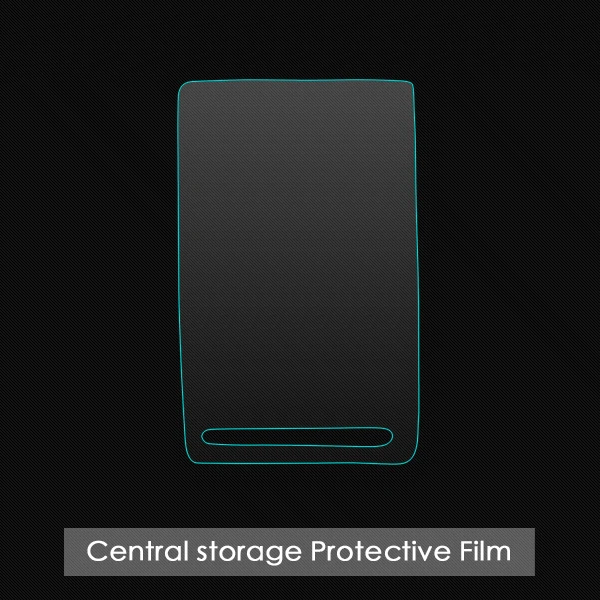 central storage Автомобильный интерьер Protecive Flim самовосhealing вающаяся прозрачная центральная консоль панель Защитная Наклейка для Tesla модель S- аксессуары - Название цвета: central storage