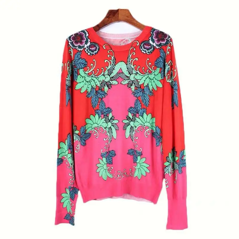 3 DESIGUAL испанские весенние и осенние тонкие средние и длинные вязаные свитера xs-xxl - Цвет: 3