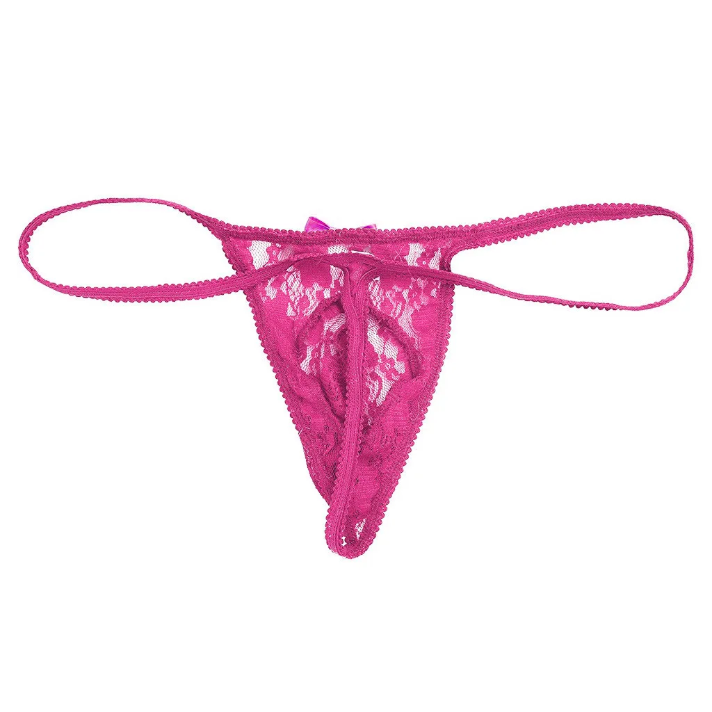 Men's G-String T-Back Shorts Men Underwear Stylish Lace Pattern hombre Sexy G String Cueca Gay Penis Lingerie | Тематическая