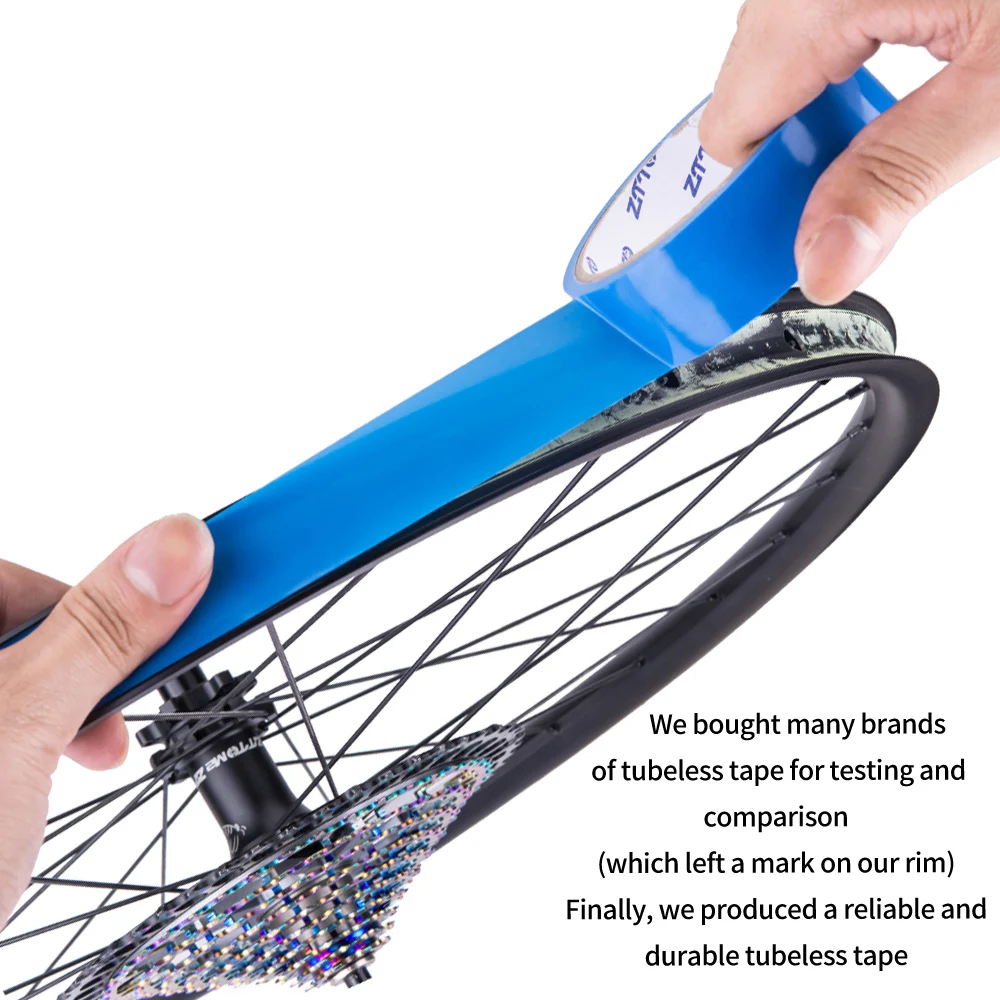 

ZTTO 10m bicycle tubeless tire belt mountain bike road bike rim rubber strip tubeless tire pad bicycle wheel accessories