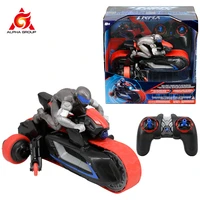 terratrax drift cycle electrical radio controlled rc motos motorcycle 360%c2%b0 rotating drift slide led lights 14 channels 2 4ghz