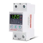 63A 220V din-рейку Регулируемый восстановление повторно перенапряжения и под Напряжение защитное устройство предохранитель реле сверх Напряжение защиты