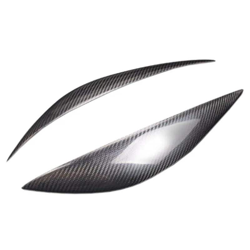 Carbon Fiber Eyebrow Eyelid for Mercedes Benz W204 C180 C200 C300 C350 C63 08-11 | Автомобили и мотоциклы