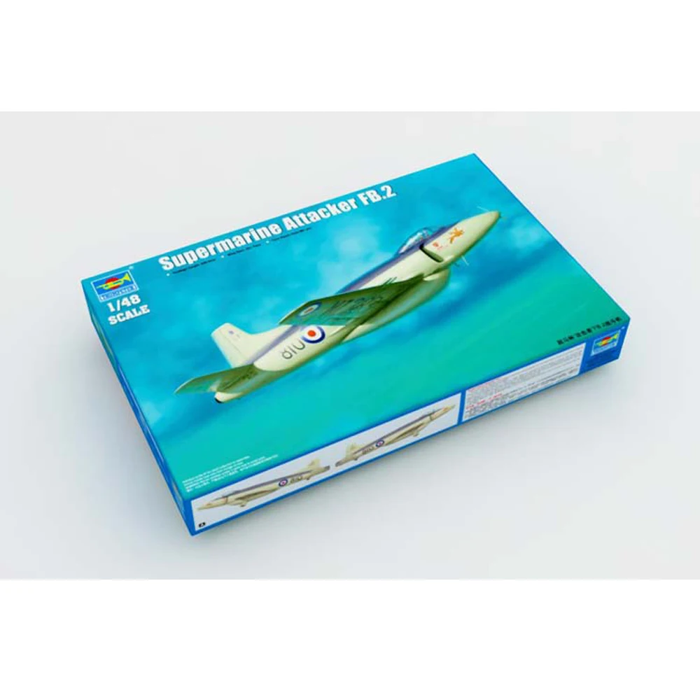 Trumpeter Масштаб 1:48 1/48 суперморской атакер FB2 F1 боевой самолет игрушечный