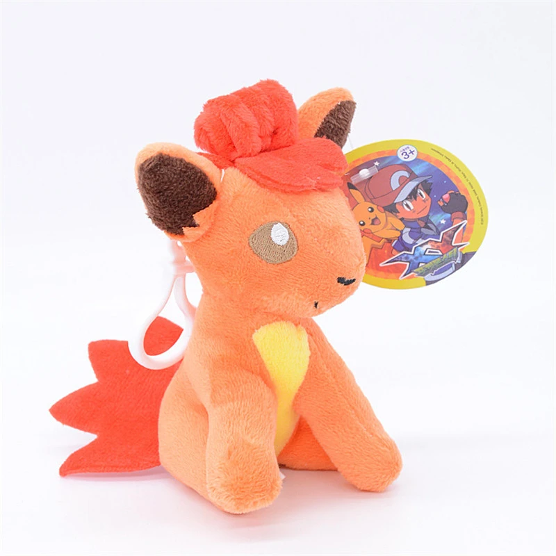 Мини покемон аниме плюшевые куклы Eevee Litten Vulpix Mudkip Lapras Cubone мультяшная плюшевая