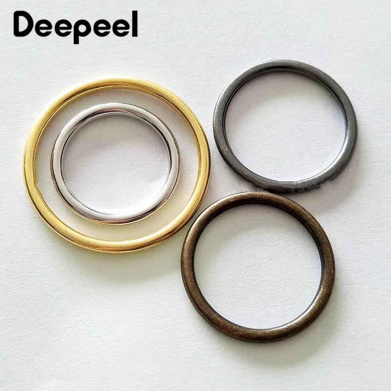 Уплотнительное кольцо Deepeel 5 шт. металлическое круглое 20-50 мм для одежды сумок