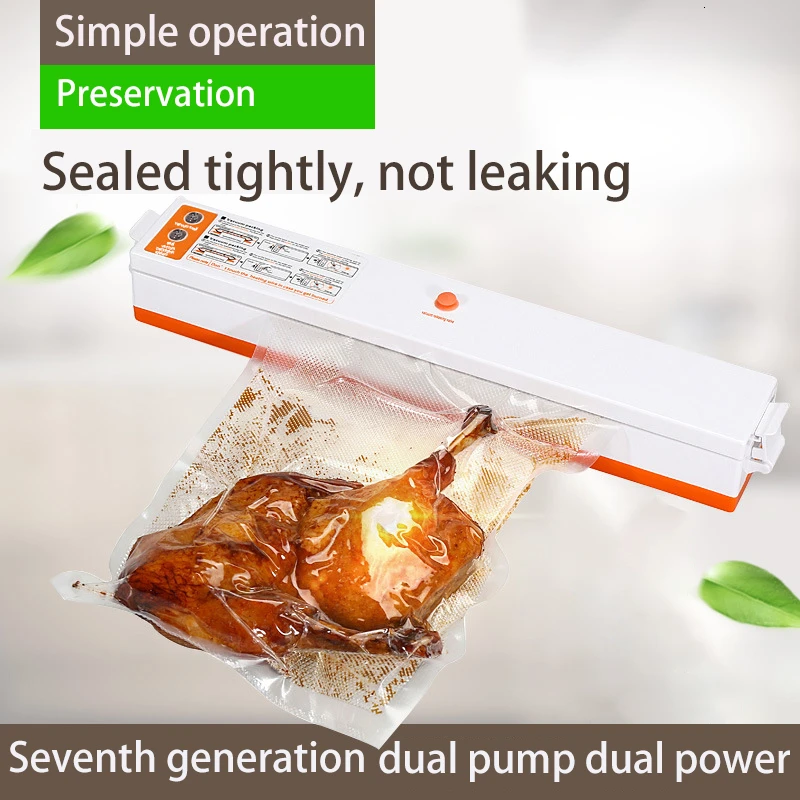 Домашний полностью автоматический пищевой вакуумный упаковщик Бытовая
