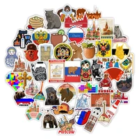 103050pcs russian cultural dolls construction graffiti car stickers suitcase phone computer stickers diy stickers wholesale