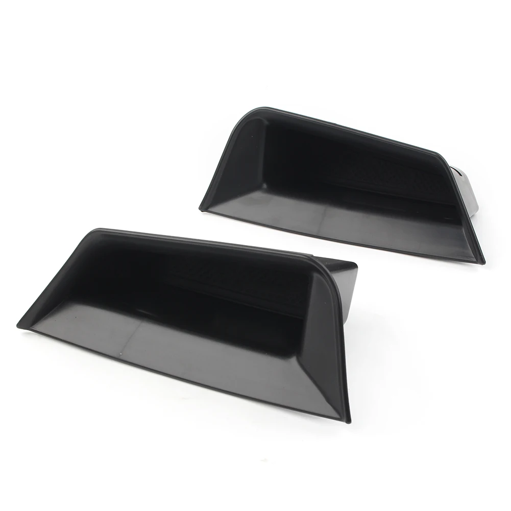 

2PCS Car Front Door Storage Box Organizer Container Holder For Cadillac XT5 2017 2018 2019 LHD
