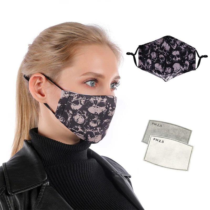 Многоразовая моющаяся защитная маска PM2.5 с фильтром для лица Регулируемая Маска