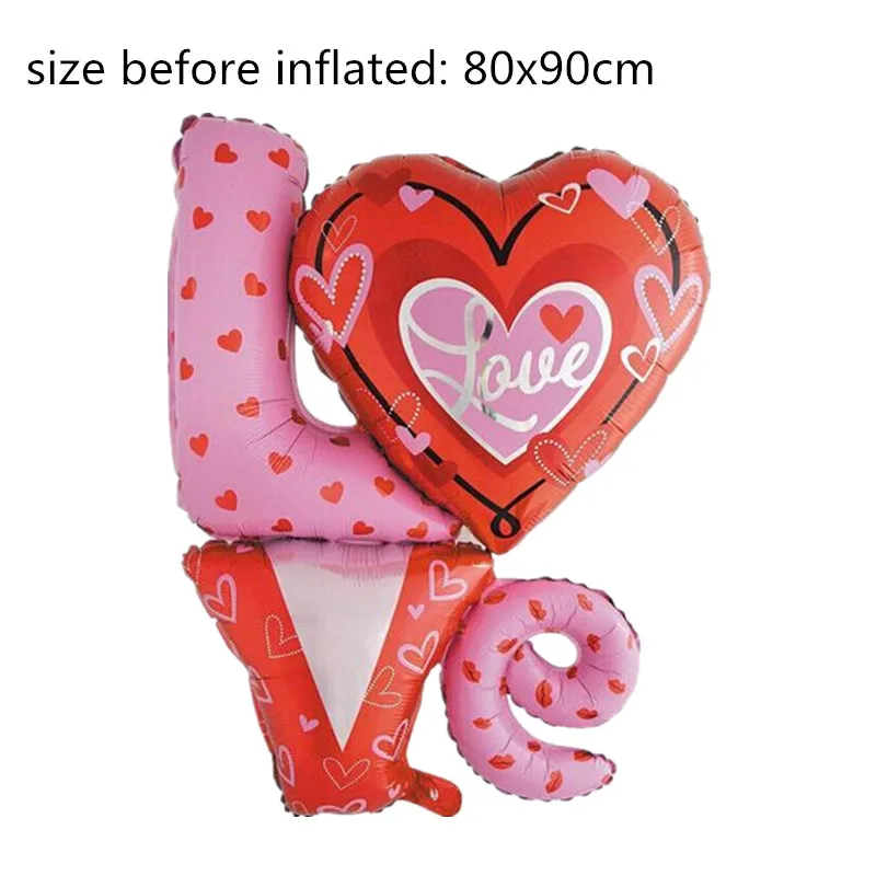 1 шт. Свадебные Надувные шары из алюминиевой фольги для невесты и жениха