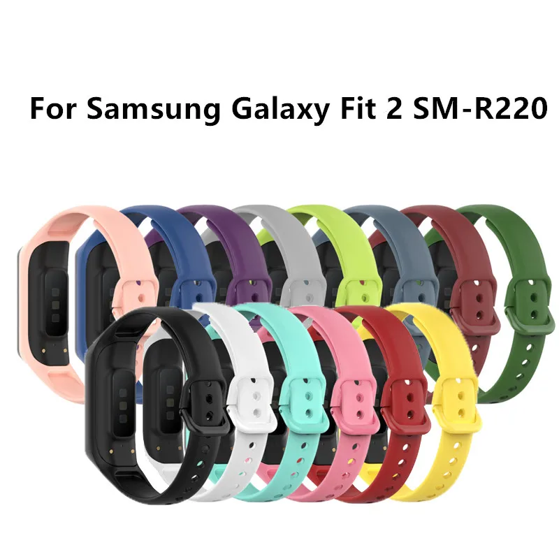 

Мягкий силиконовый спортивный ремешок для Samsung Galaxy Fit 2, ремешок для замены ремешка для Samsung Galaxy Fit2