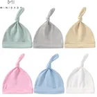 Коллекция 2022 года, шляпа для новорожденных мальчиков и девочек, летняя хлопковая одежда для маленьких мальчиков хлопковая кепка на возраст от 0 до 3 месяцев, Повседневные Головные уборы, 12 цветов, аксессуары