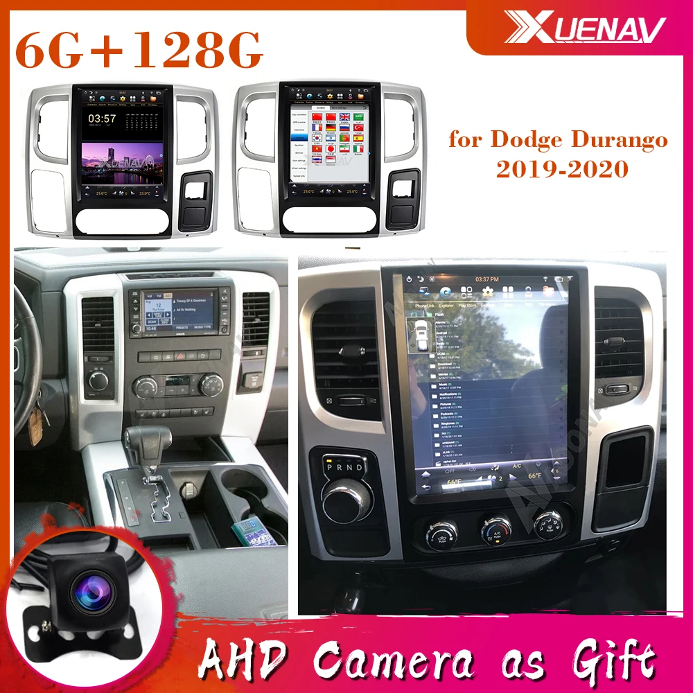 

Car DVD Player GPS Navigation for Dodge RAM stereo tesla style for Dodge Durango 2019-2020 autoradio multimedia player headunit