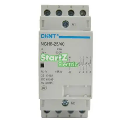 Рельсовая деталь CHNT NCH8-25/40 25A 400V 4NO 1Din | Строительство и ремонт