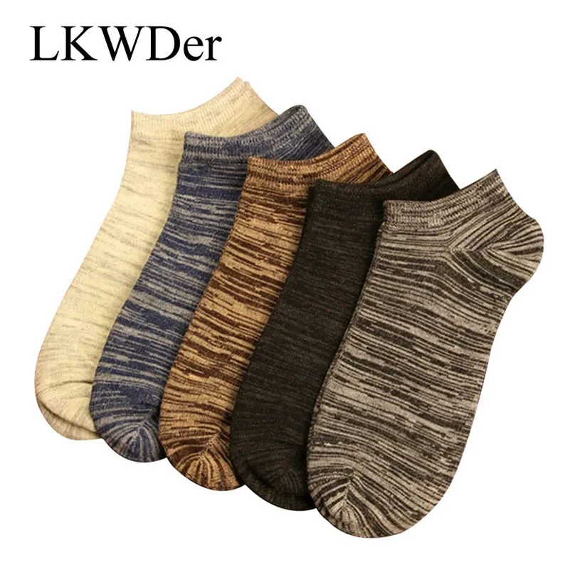 Носки LKWDer мужские хлопковые Повседневные Дышащие Короткие до щиколотки