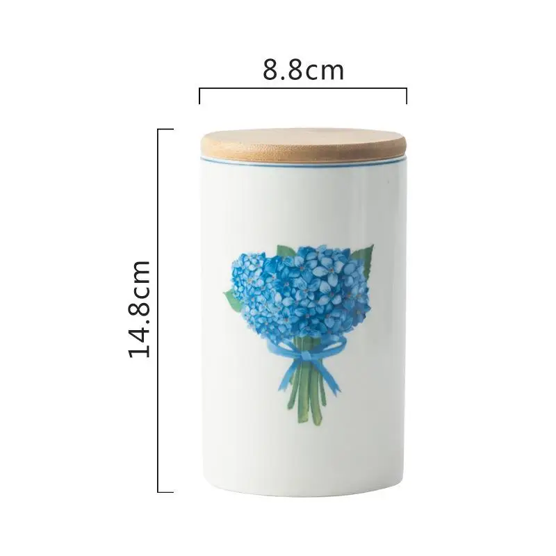 

Storage Bottles Jar Creative Dampproof Storage Tank Tea Caddy For Ceramics Home Decoration Christmas Gift Organizer Container