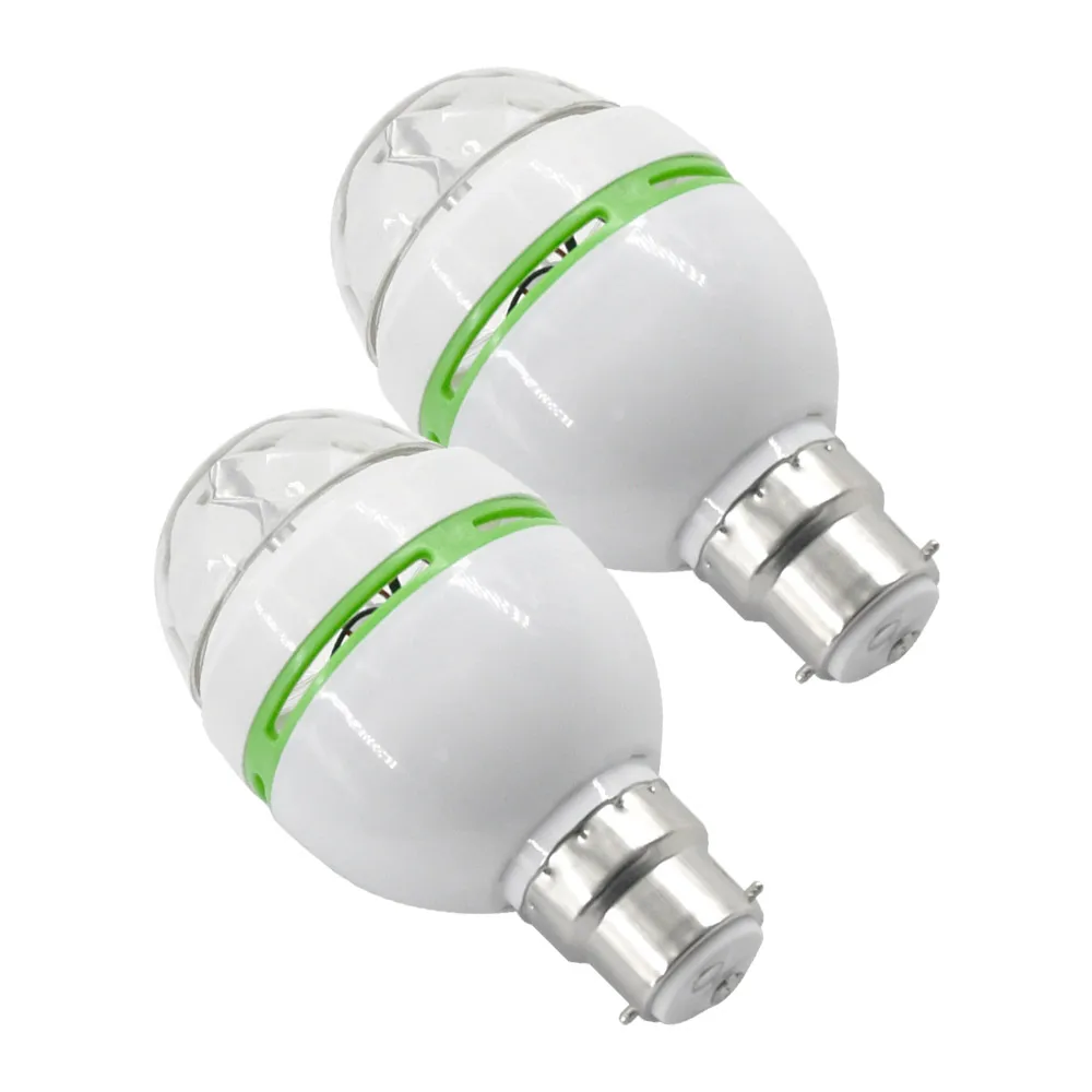 Декоративная вращаюсветодиодный яся светодиодная лампа 2 шт. Стробоскопическая