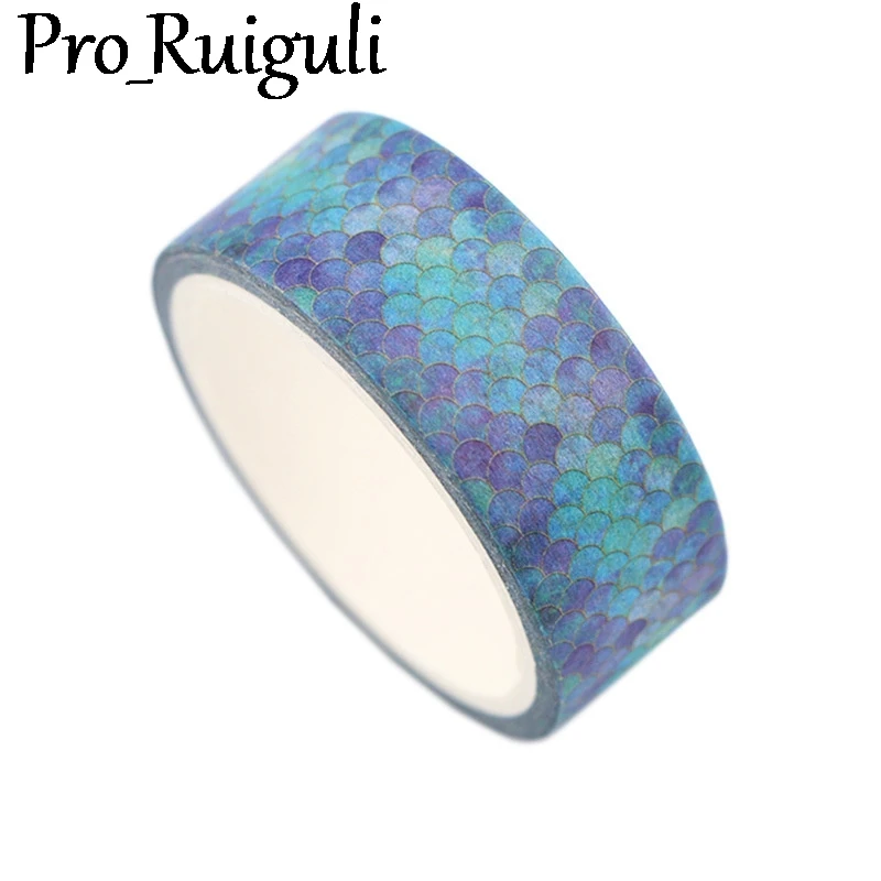 

Blue Pattern Washi Tape Card Note Sealing Sticker Adhesive Washi Tape Diy Decorative Tapes Stationery School Office Supplies
