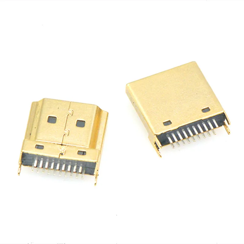5 шт. 19 Pin штекер интерфейс HDMI-совместимый разъем 2 ряда контактов 19Pin 1 6 мм интервал