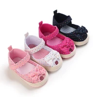 cute baby girls shoes fashion infant print dot bowknot baby girls soft sole sandals toddler summer shoes bow knot party shoes