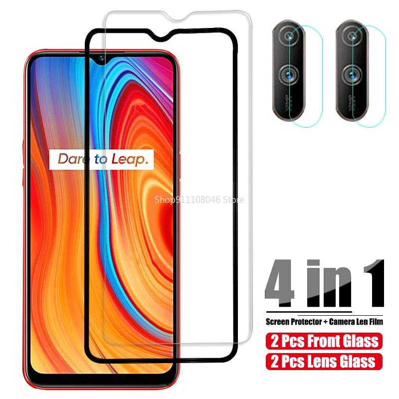 

Protective Glass for Oppo Realme C3i C3 Screen Protector Camera Len Film And Tempered Glass On Realme C3i RealmeC3 Realmi C 3